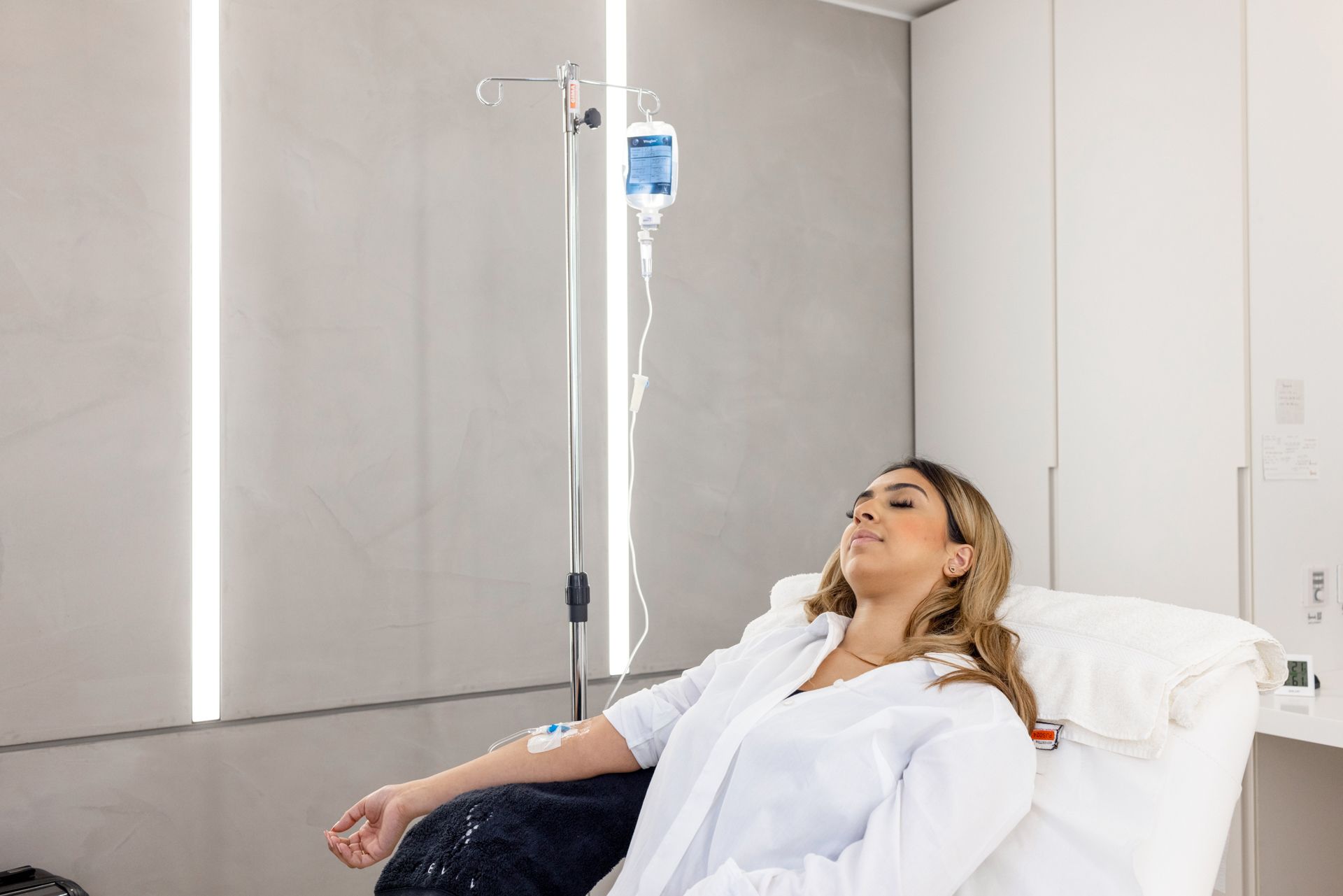 Glutathione drip treatment